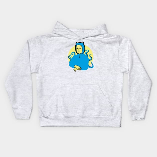 Mona Lisa Kids Hoodie by bonlimon